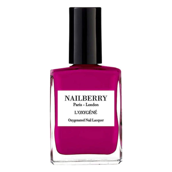 Bottle of Nailberry Oxygenated Nail Lacquer FuchsiaIn Love 15ml