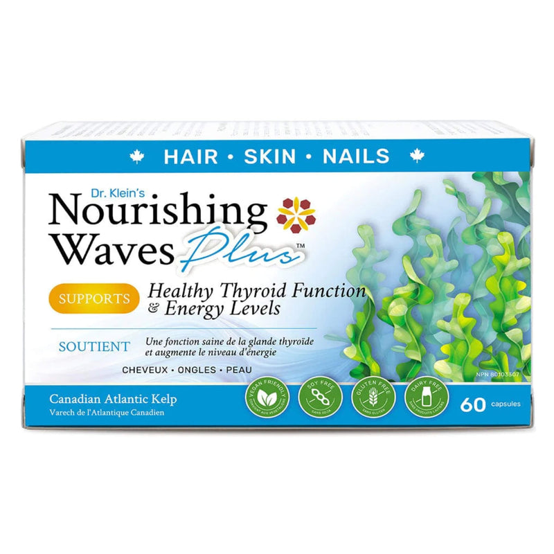 Box of NantonNutraceuticals NourishingWavesPlus 60Capsules