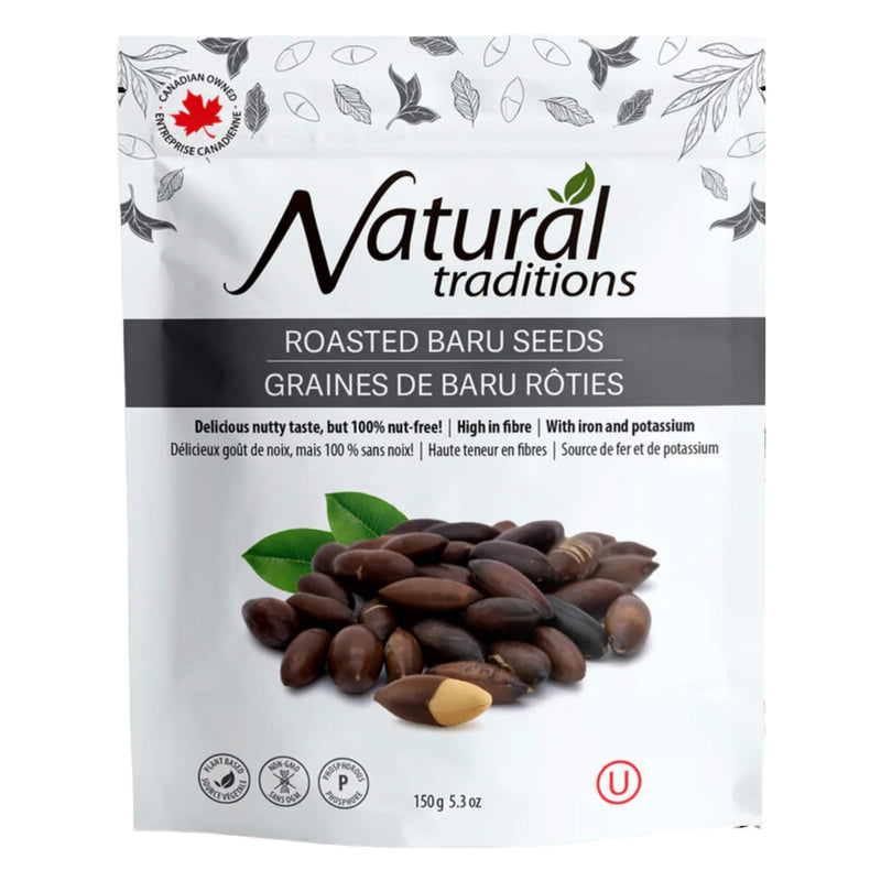 Bag of Natural Traditions Roasted Baru Seeds 150g