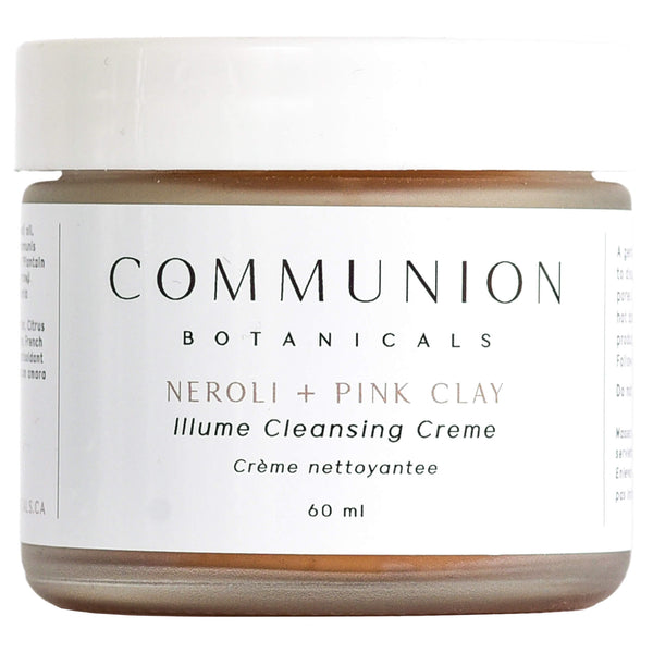 Jar of CommunionBotanicals Neroli+PinkClay IllumeCleansingCreme 60ml