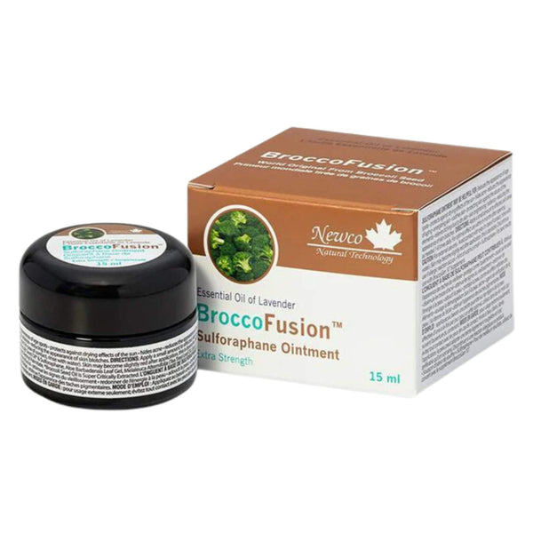 Jar & Box of Newco BroccoFusion SulforaphaneOintment 15ml
