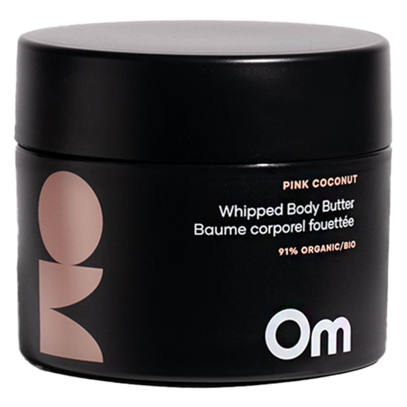 Tub of OMOrganics PinkCoconut NourishingBodyButter 250ml