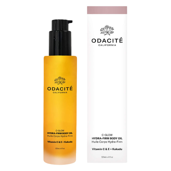 Box&Bottle of Odacite C-Glow Hydra-Firm BodyOil 120ml
