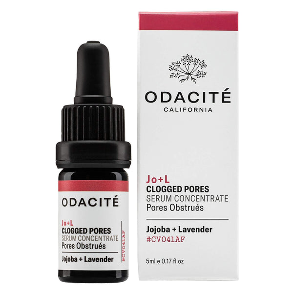 Box&Bottle of Odacite Jo+L CloggedPores JojobaLavender SerumConcentrate 5ml
