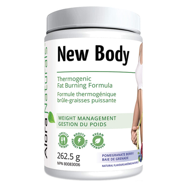 AloraNaturals NewBody ThermogenicFatBurningFormula PomegranateBerry 262.5g