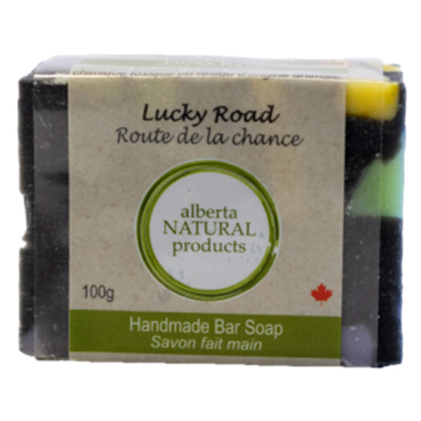 Bar of Alberta Natural Bar Soap Lucky Road 100g