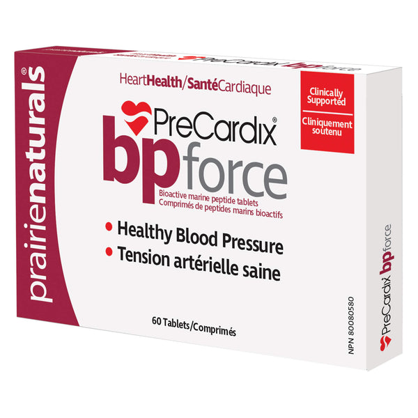 PrairieNaturals PreCardix BPForce BloodPressureSupport 60Tablets