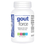 Bottle of Prairie Naturals Gout Force 60 V-Capsules