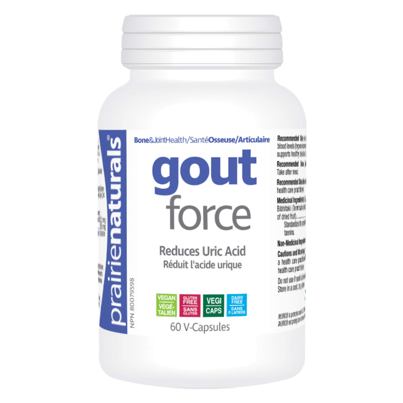 PrairieNaturals GoutForce 60V-Capsules