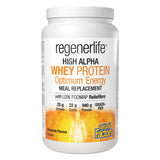 NaturalFactors Regenerlife HighAlphaWheyProteinOptimumEnergyMealReplacement 25gProtein ChocolateFlavour 940gPowder