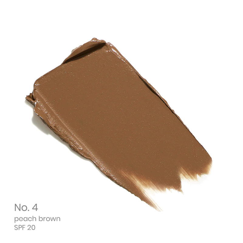 Swatch of Jane Iredale Enlighten Plus Under Eye Concealer Number 4 Peach Brown SPF 20