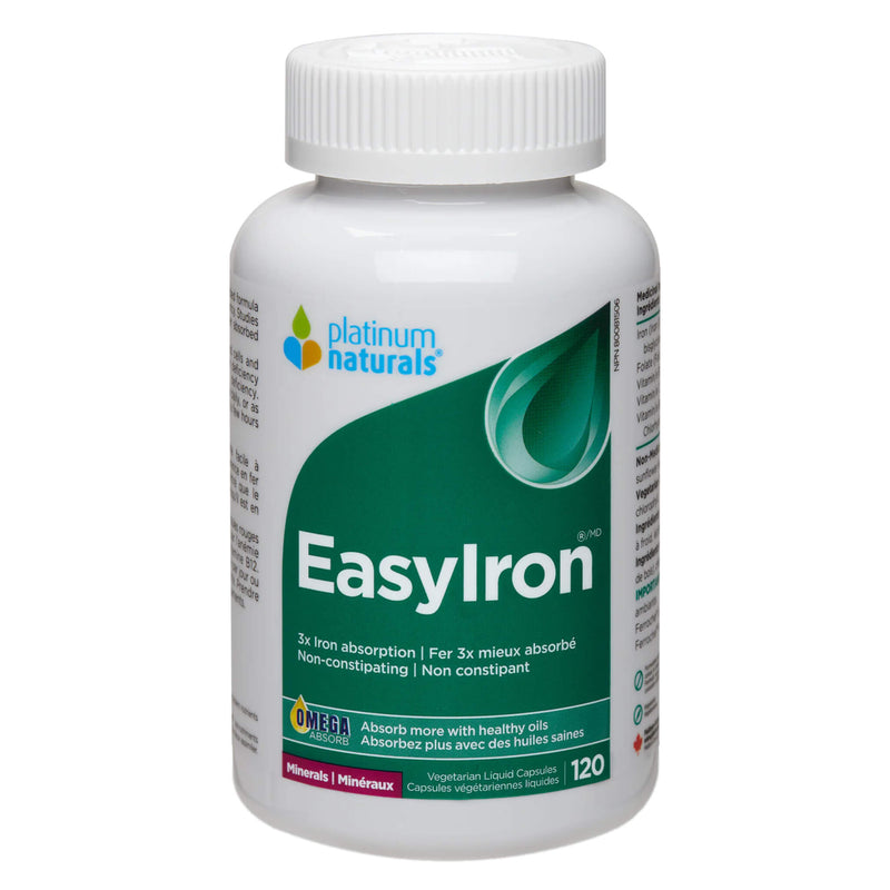 PlatinumNaturals EasyIron 120VegetarianLiquidCapsules