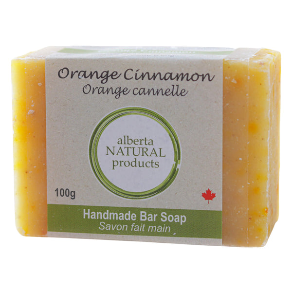 Bar of Alberta Natural Bar Soap Orange Cinnamon 100g