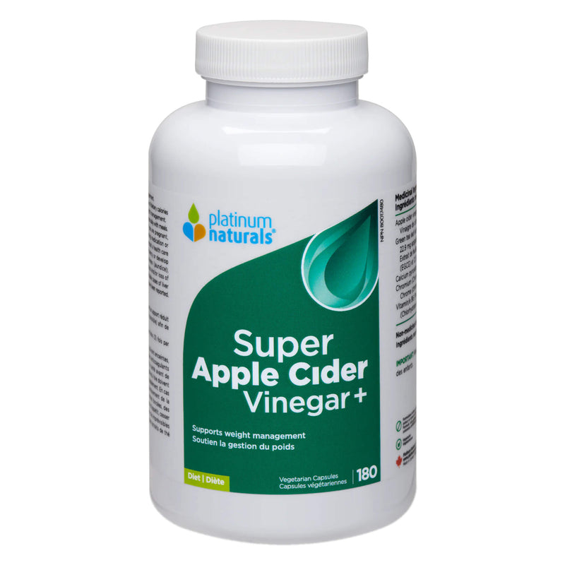 PlatinumNaturals SuperAppleCiderVinegar+ 180VegetarianCapsules