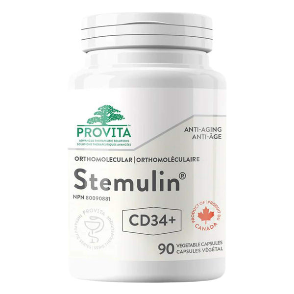 Bottle of Provita Stemulin CD34+ 90 Veggie Capsules