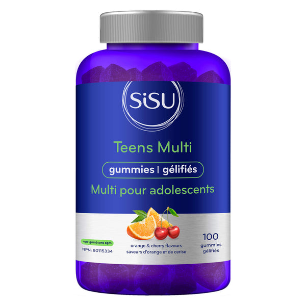 Sisu TeensMulti Orange&CherryFlavours 100Gummies