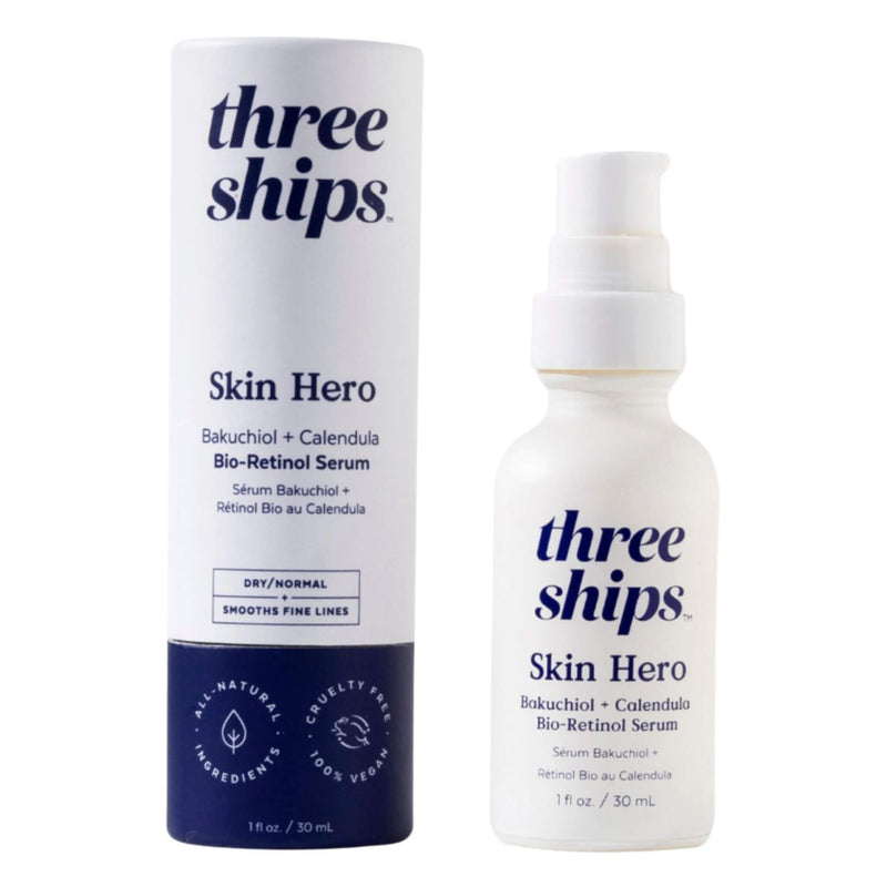 ThreeShips SkinHero Bakuchiol+Calendula Bio-RetinolSerum 1floz/30ml