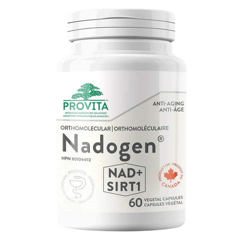 Bottle of Provita Nadogen NAD+ SIRT1 60 Veggie Capsules