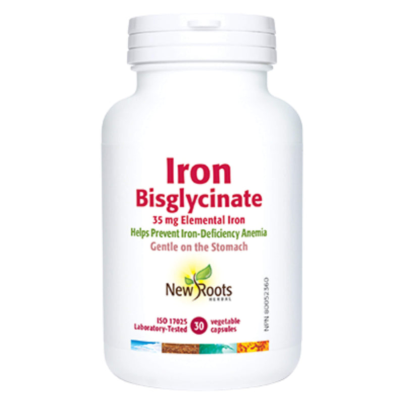 NewRoots IronBisglycinate 35mg 30VegetableCapsules