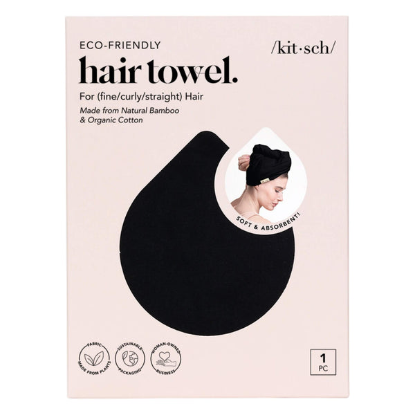 Kitsch HairTowel EcoBlack