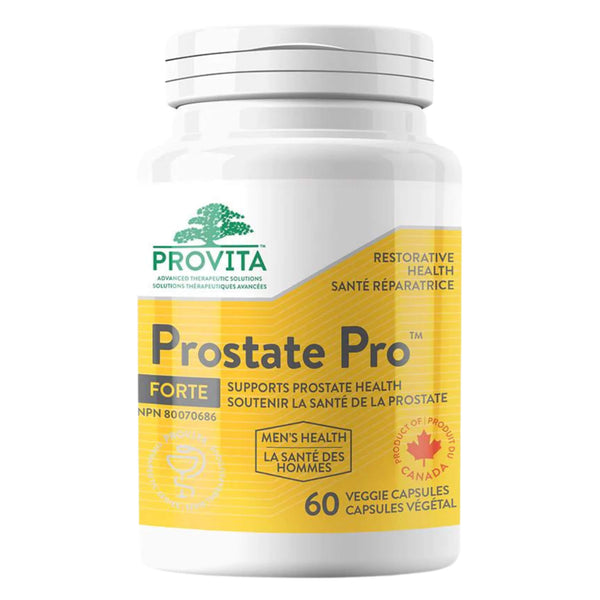 Bottle of Provita Prostate Pro 60 Veggie Capsules