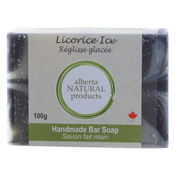 Bar of Alberta Natural Bar Soap Licorice Ice 100g