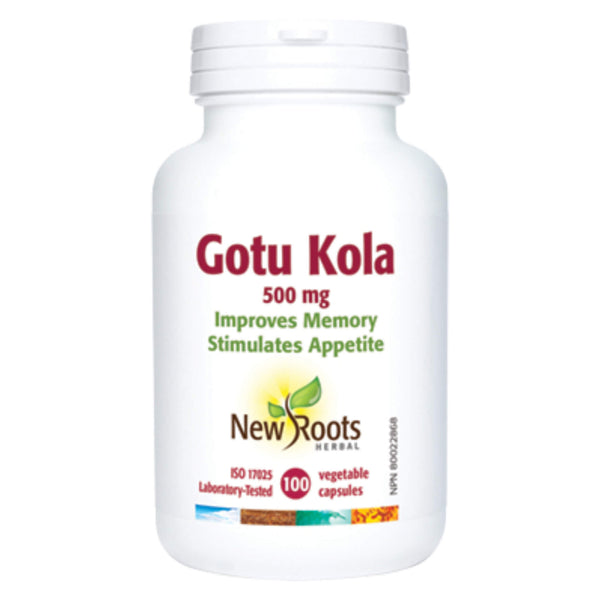 NewRoots GotuKola 500mg 100VegetableCapsules