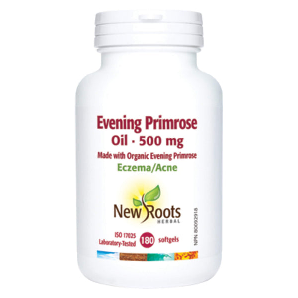 NewRoots EveningPrimroseOil Organic 500mg 180Softgels