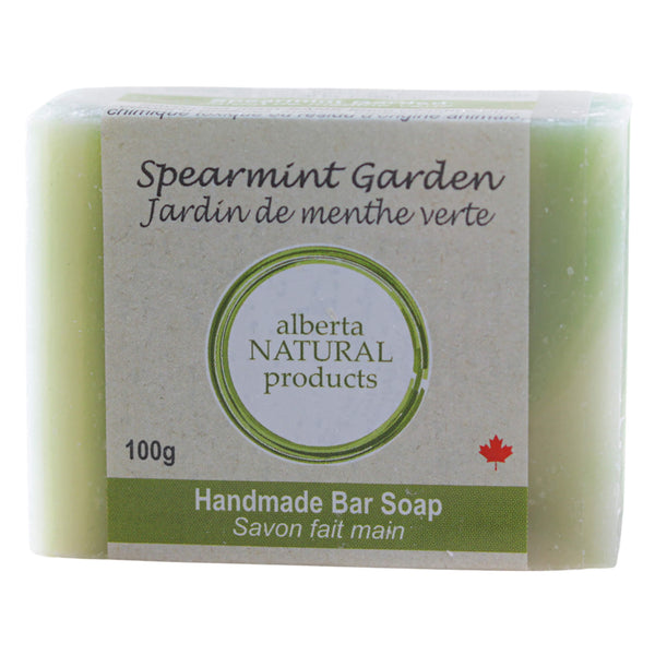 AlbertaNatural BarSoap SpearmintGarden 100g