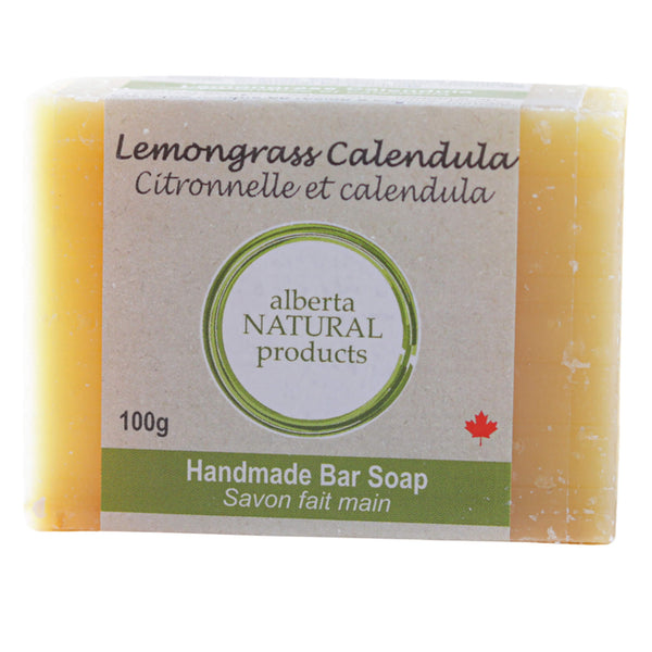 AlbertaNatural BarSoap LemongrassCalendula 100g