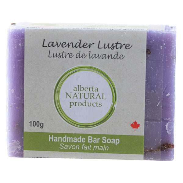 Bar of Alberta Natural Bar Soap Lavender Lustre 100g