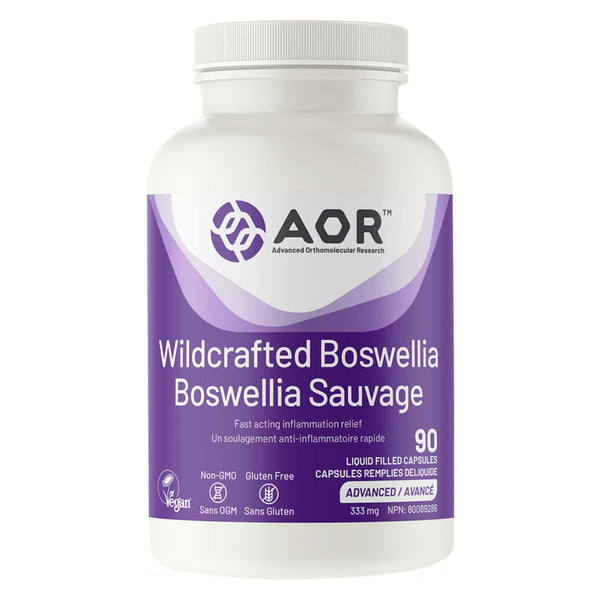 AOR WildcraftedBoswellia 333mg 90LiquidFilledCapsules