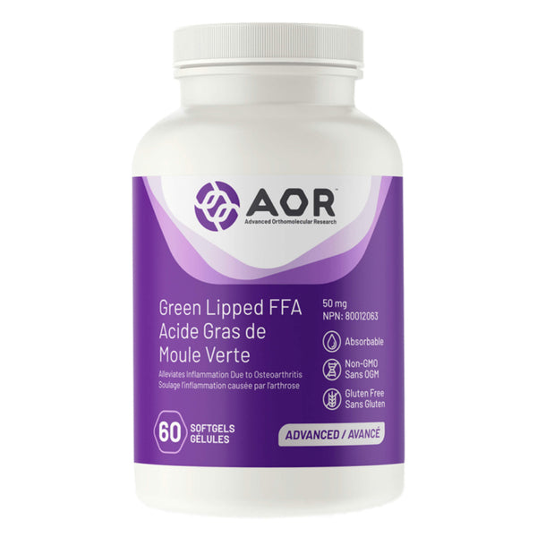 AOR GreenLippedFFA 50mg 60SoftGels