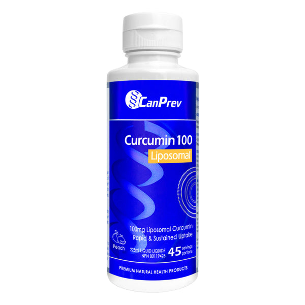 CanPrev LiposomalCurcumin100 PeachFlavour 225ml 45Servings