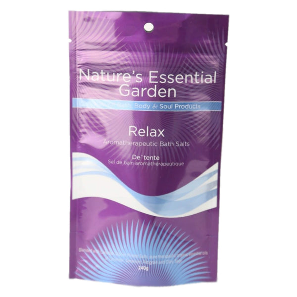 Nature'sEssentialGarden AromatherapeuticBathSalts Relax 240g