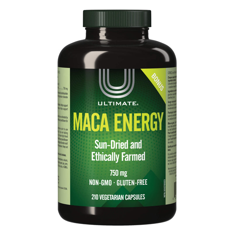 Ultimate MacaEnergy 750mg 210VegetarianCapsules