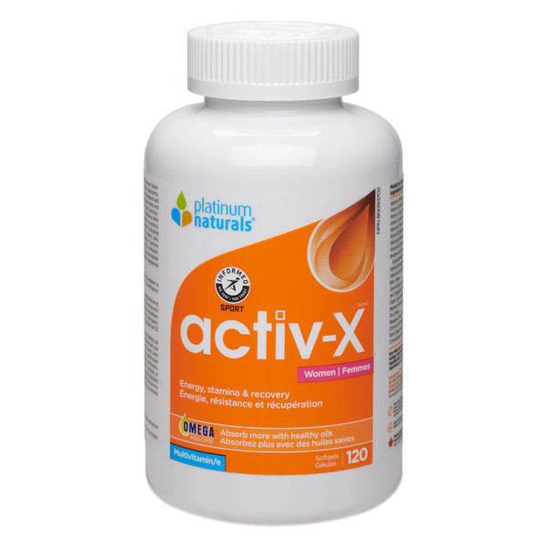 PlatinumNaturals Activ-X MultivitaminWomen 120Softgels