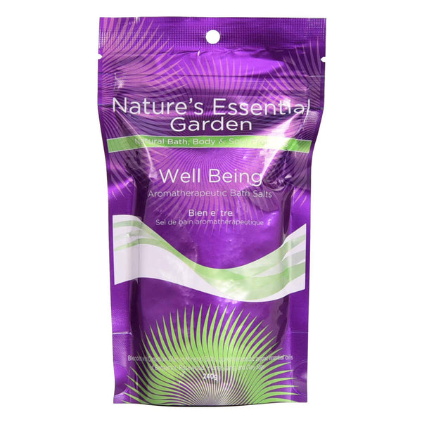 Nature'sEssentialGarden BathSalts WellBeing 240g