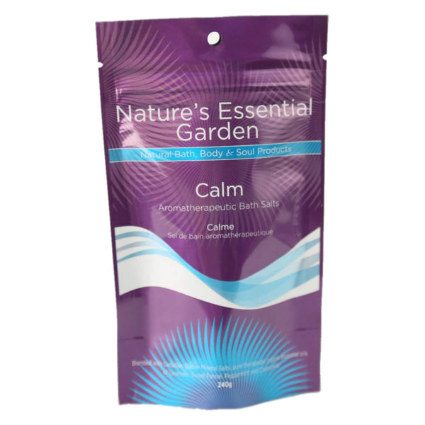 Nature'sEssentialGarden AromatherapeuticBathSalts Calm 240g