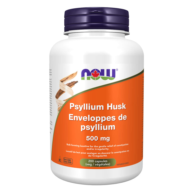 Now Psyllium Husk 500mg 200 Capsules