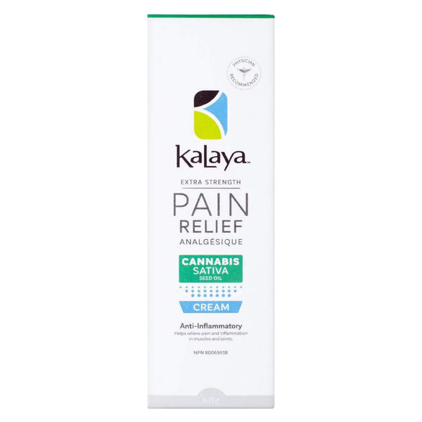 Kalaya ExtraStrengthPain Relief CannabisSativaSeed Oil Cream 60g