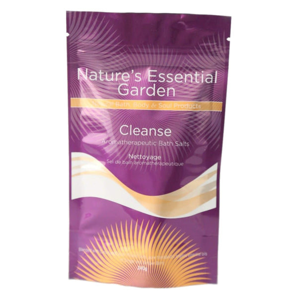 Nature'sEssentialGarden AromatherapeuticBathSalts Cleanse 240g