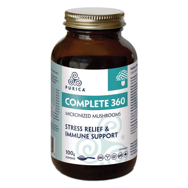 Purica Complete360MicronizedMushrooms StressRelief&ImmuneSupport 100gPowder