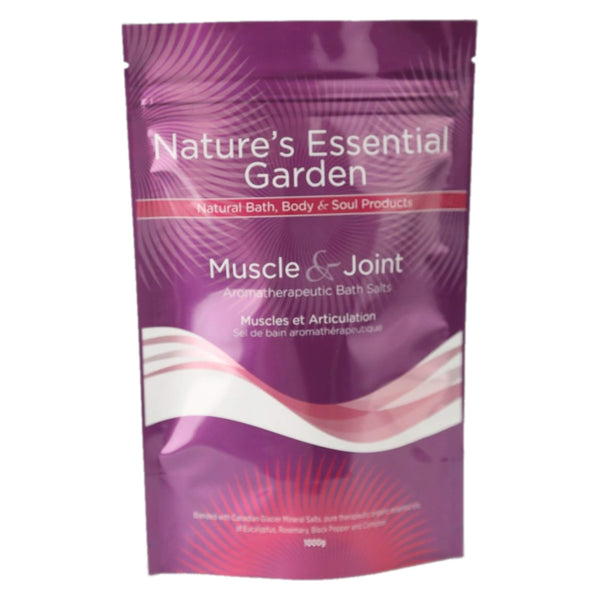 Nature'sEssentialGarden AromatherapeuticBathSalts Muscle&Joint 1000g