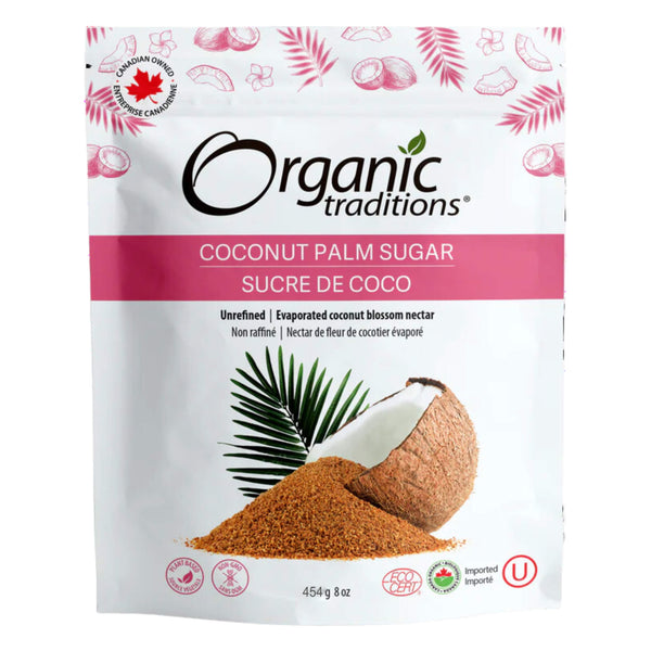 Bag of Organic Traditions Coconut Palm Sugar 454g
