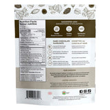 Back of Organic Dark Chocolate Covered Hazelnuts 227g
