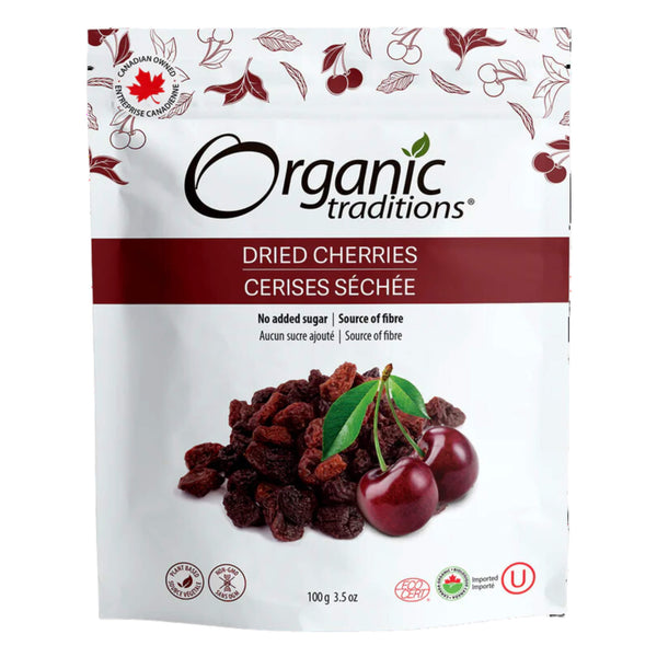 Bag of Organic Traditions Dried Cherries 100g
