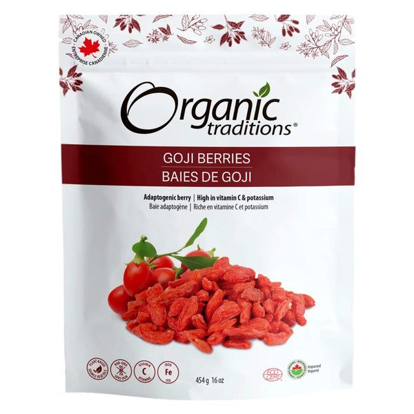 Package of Organic Traditions Goji Berries 454g
