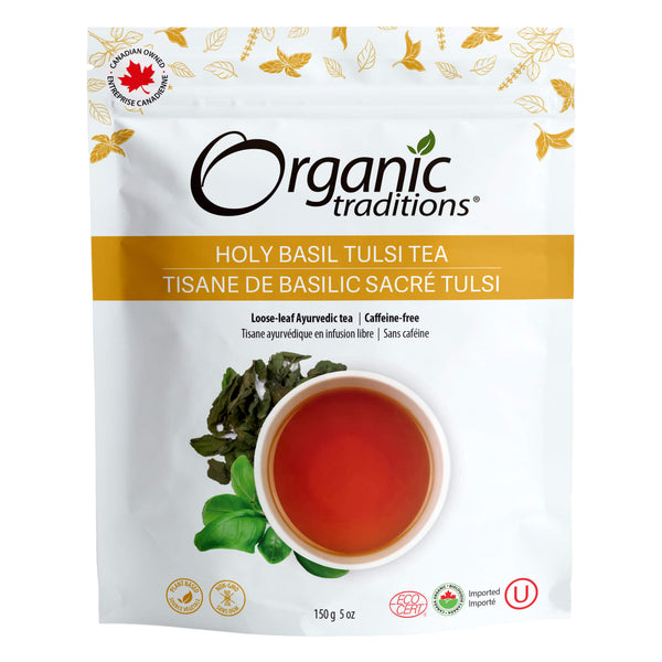 Bag of Ogranic Traditions Holy Basil (Tulsi) Tea Cut 150g