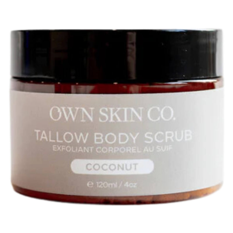 Tub of Own Skin Co. Tallow Body Scrub - Coconut 120ml
